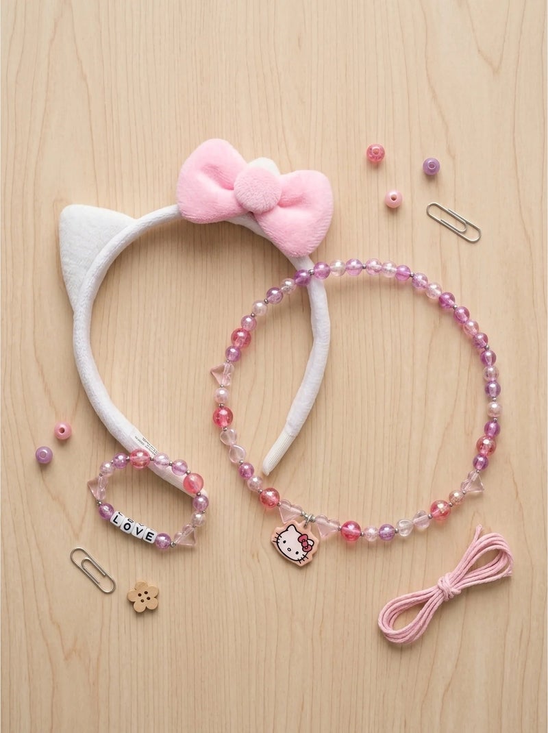 Collana bambina ciondolo testa di gatto Hello Kitty Sanrio Multicolore - Kiabi