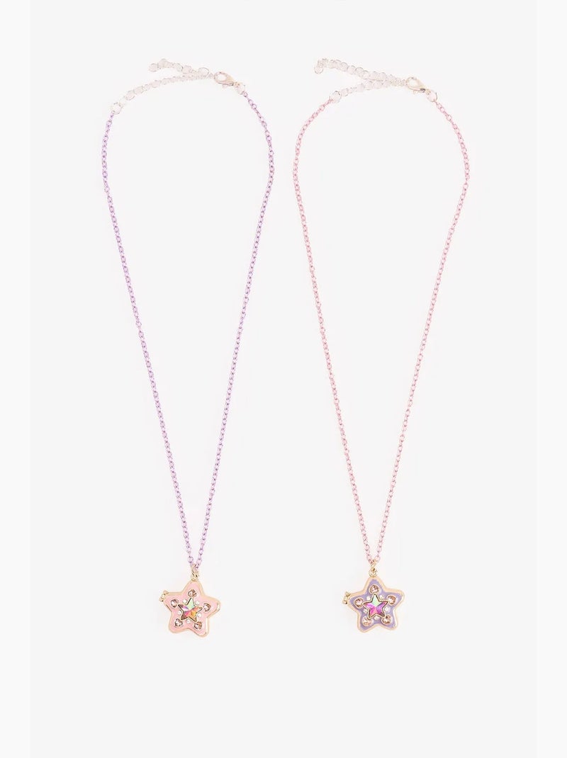 Collana bff bambina penti Rosa - Kiabi