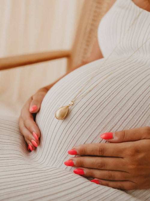Collana bola di gravidanza, goccia con effetto spazzolato - Bola - Kiabi