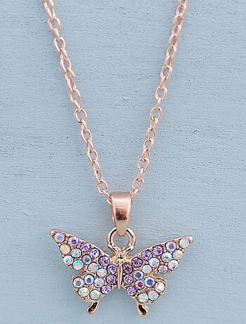 Collana con farfalla in strass | great pretenders | great pretenders
