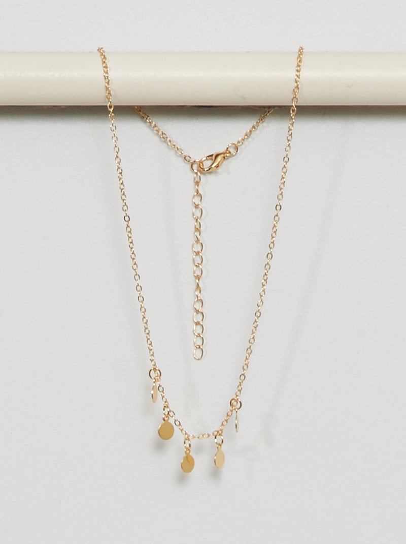 Collana con pendente dorato - Kiabi