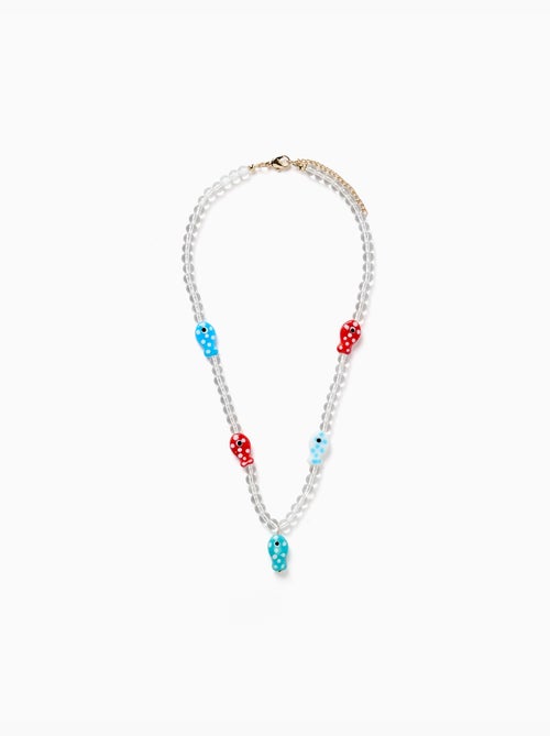Collana con perline e ciondolo a forma di pesce - Kiabi