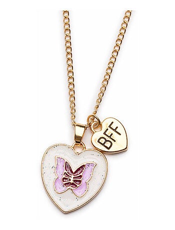 Collana di amicizia bff duo farfalla e arcobaleno | great pretenders | great pretenders