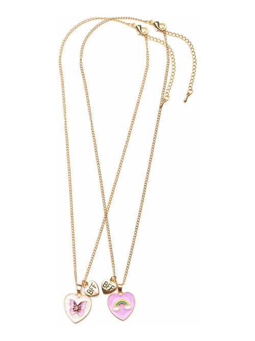 Collana di amicizia bff duo farfalla e arcobaleno | great pretenders | great pretenders - Kiabi