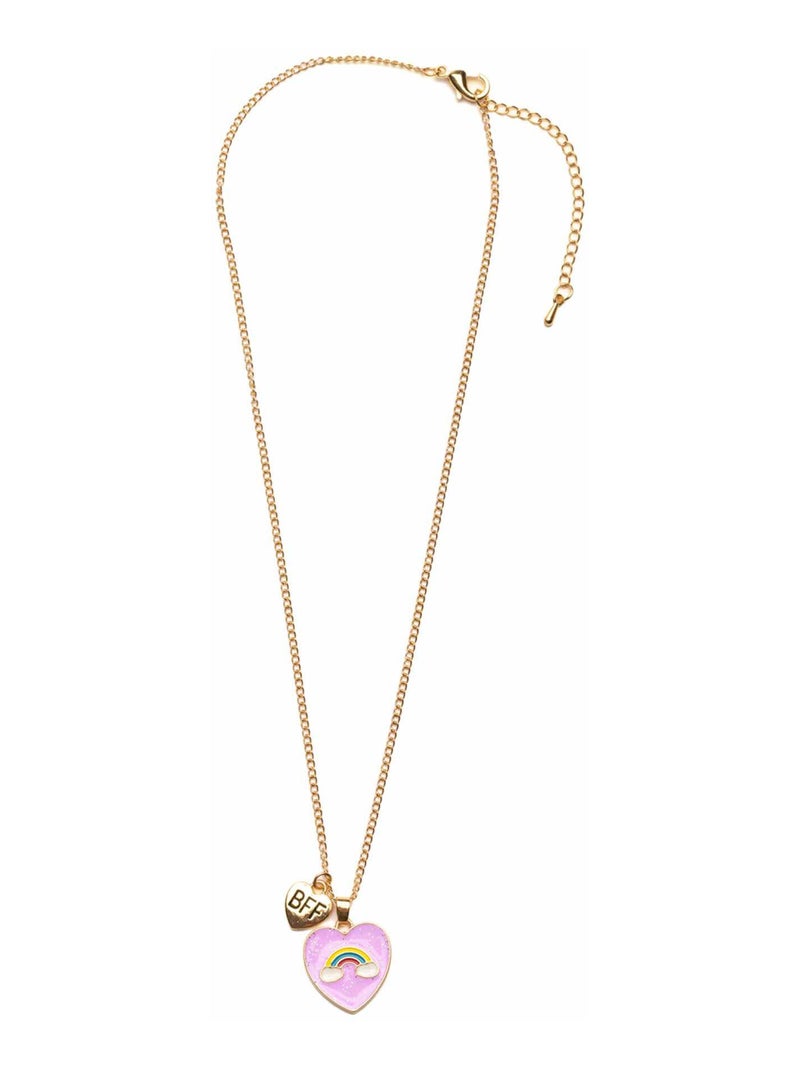 Collana di amicizia bff duo farfalla e arcobaleno | great pretenders | great pretenders Rosa - Kiabi