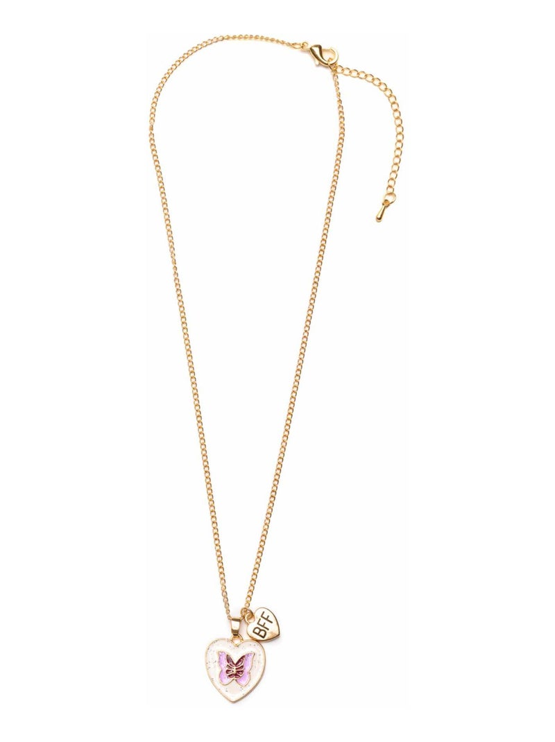 Collana di amicizia bff duo farfalla e arcobaleno | great pretenders | great pretenders Rosa - Kiabi