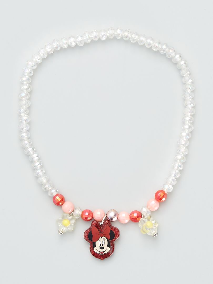 Collana di perle 'Minnie' rosa - Kiabi