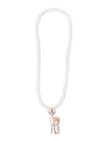 Collana di perline con cerbiatto della foresta | Great Pretenders