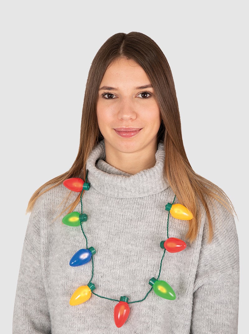 Collana ghirlanda di Natale luminosa multicolore - Kiabi