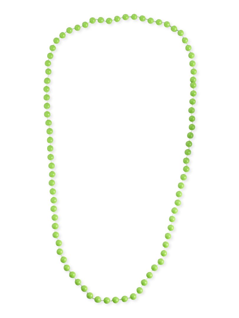 Collana lunga perline verde - Kiabi