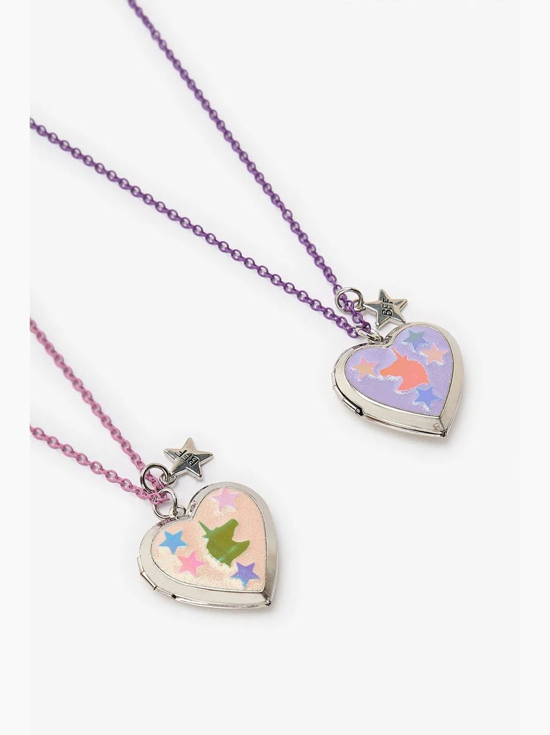 Collana unicorn bff per bambina penti Rosa - Kiabi