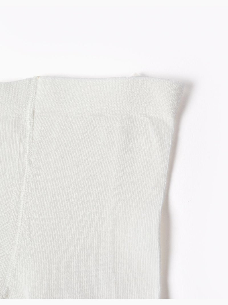 Collant a coste con fili lurex Dorato/Oro - Kiabi