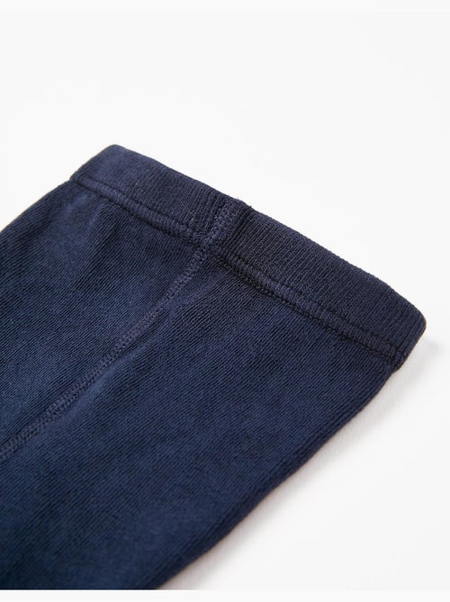 Collant a costine anti-pilling - Kiabi