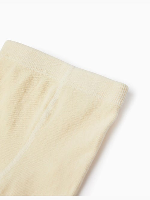 Collant a costine anti-pilling - Kiabi