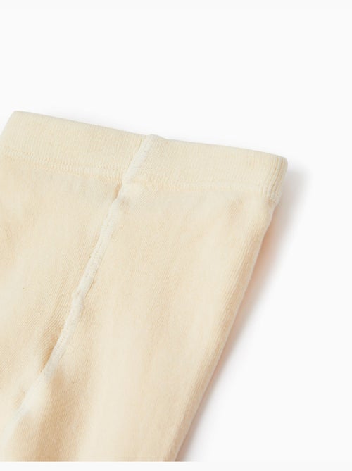 Collant a costine anti-pilling - Kiabi