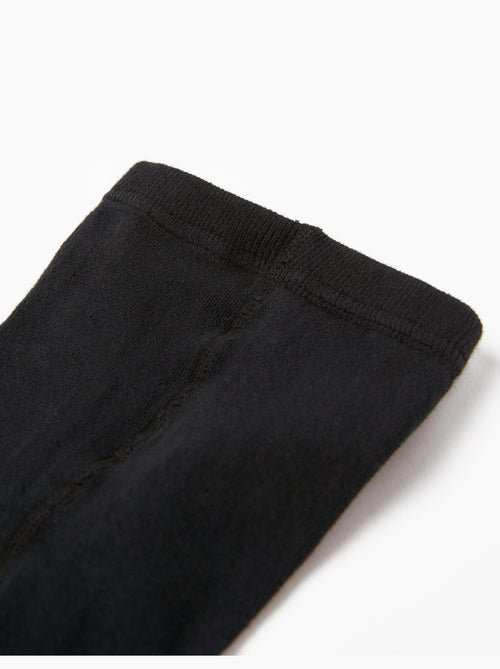 Collant a costine anti-pilling - Kiabi