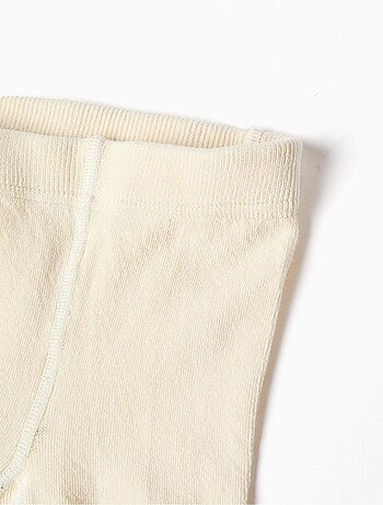 Collant a maglia a costine anti-pilling