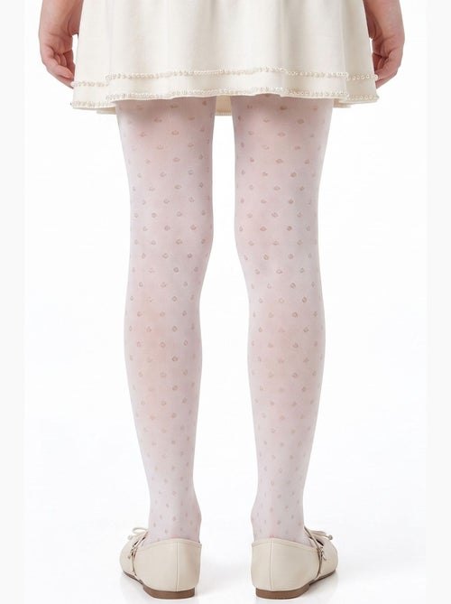 Collant bambina mini dotted a pois penti - Kiabi