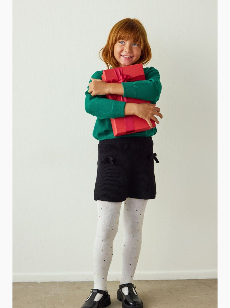 Collant bambina pretty bright penti Bianco sporco - Kiabi