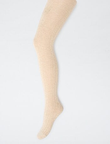 Collant caldi in maglia a coste - Set di 2