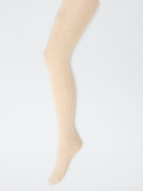 Collant caldi in maglia a coste - Set di 2 - Kiabi