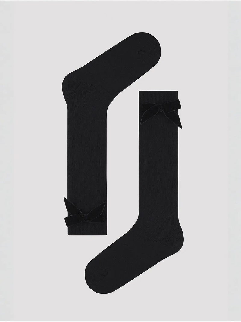 Collant con fiocco penti Nero - Kiabi