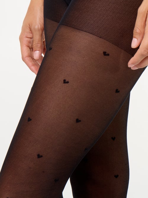 Collant con motivi a cuori - Kiabi Collant con motivi a cuori - Kiabi