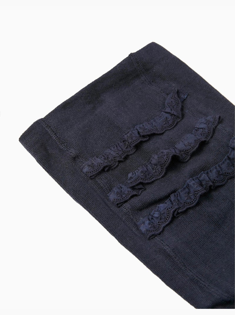 Collant con volant Blu scuro - Kiabi