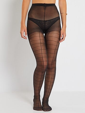 Collant 'DIM' a quadri