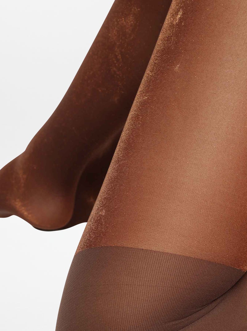 Collant 'DIM' ramati 26D MARRONE - Kiabi