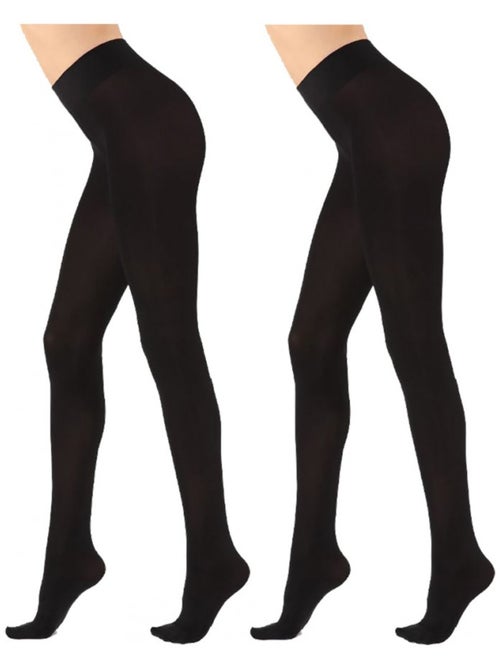 Collant Donna Comfort e Qualità INFINITIF - Confezione da 2 - Kiabi