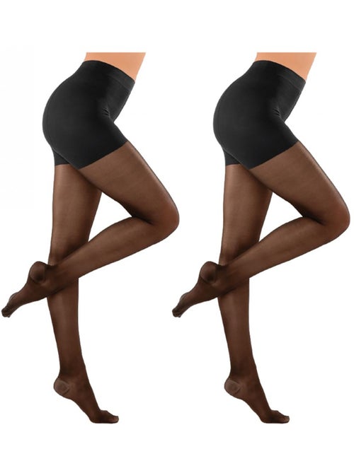 Collant Donna Comfort e Qualità INFINITIF - Confezione da 2 - Kiabi Collant Donna Comfort e Qualità INFINITIF - Confezione da 2 - Kiabi