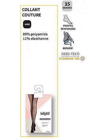 Collant Donna Comfort e Qualità INFINITIF - Confezione da 3