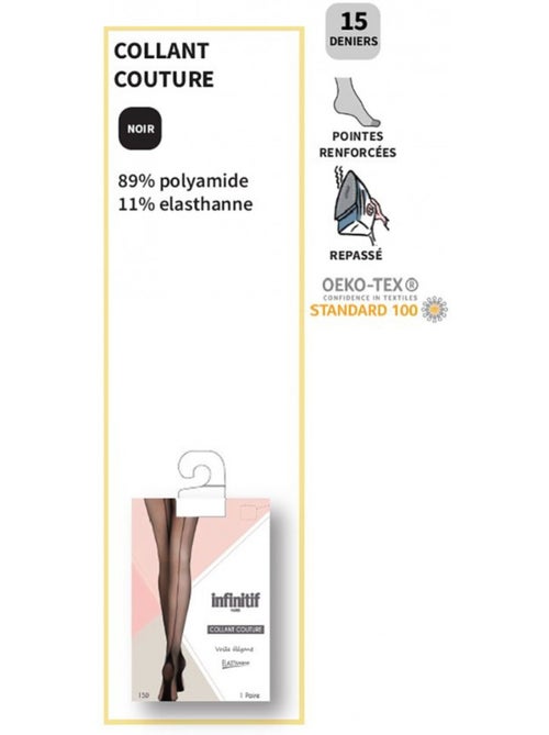 Collant Donna Comfort e Qualità INFINITIF - Confezione da 3 - Kiabi Collant Donna Comfort e Qualità INFINITIF - Confezione da 3 - Kiabi