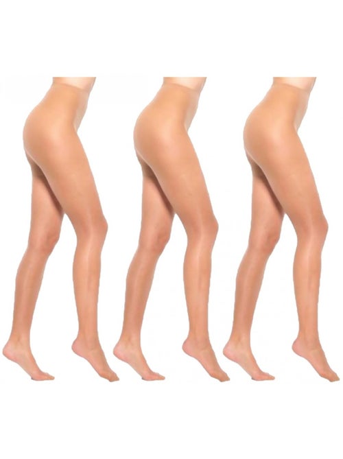 Collant Donna Comfort e Qualità INFINITIF - Confezione da 3 - Kiabi