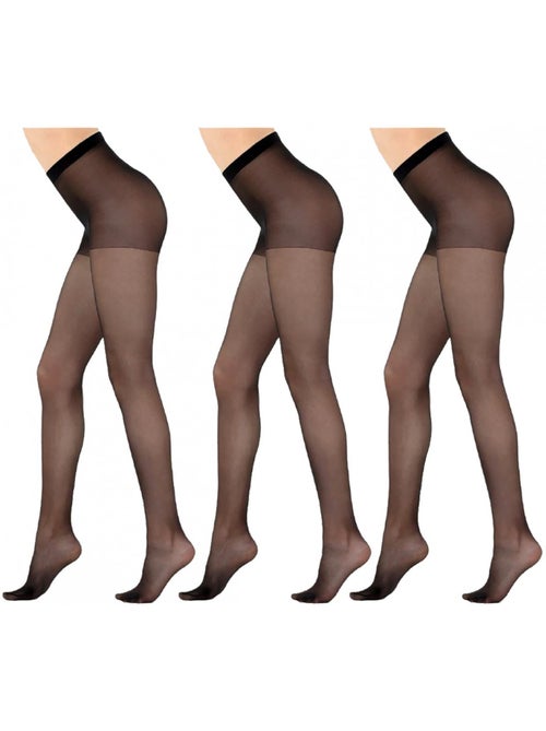 Collant donna comfort e resistenza DIAMANTINO - Confezione da 3 - Kiabi Collant donna comfort e resistenza DIAMANTINO - Confezione da 3 - Kiabi