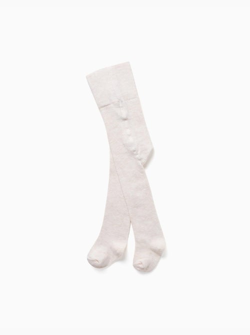 Collant in cotone a vita alta - Kiabi