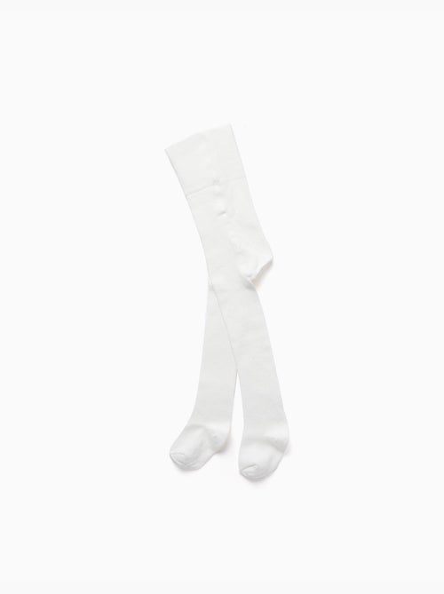 Collant in cotone a vita alta - Kiabi