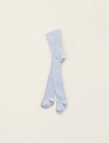 Collant in cotone a vita alta