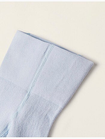 Collant in cotone a vita alta