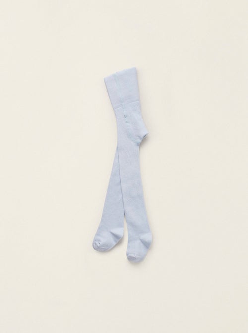 Collant in cotone a vita alta - Kiabi