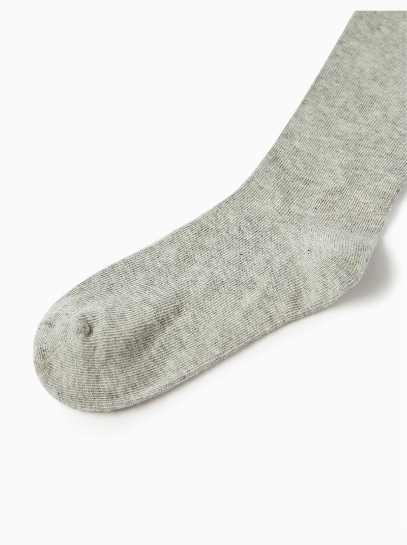 Collant in cotone Grigio chiaro - Kiabi