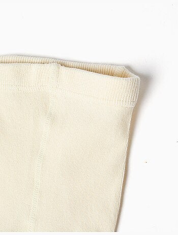 Collant in maglia a costine anti-pilling