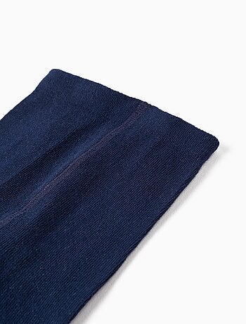 Collant in maglia di cotone con fiocco