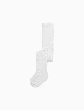 Collant lavorati a maglia con jacquard
