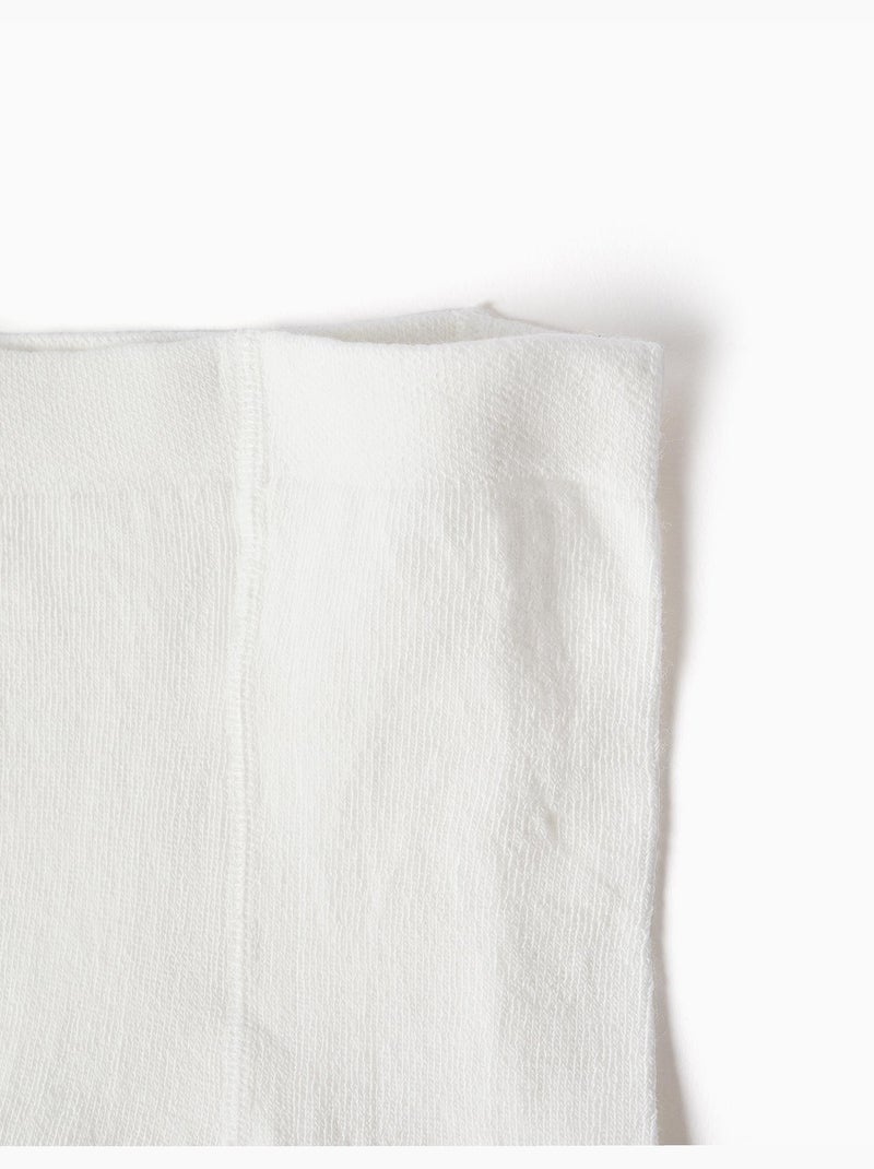 Collant lavorati a maglia con jacquard Bianco - Kiabi