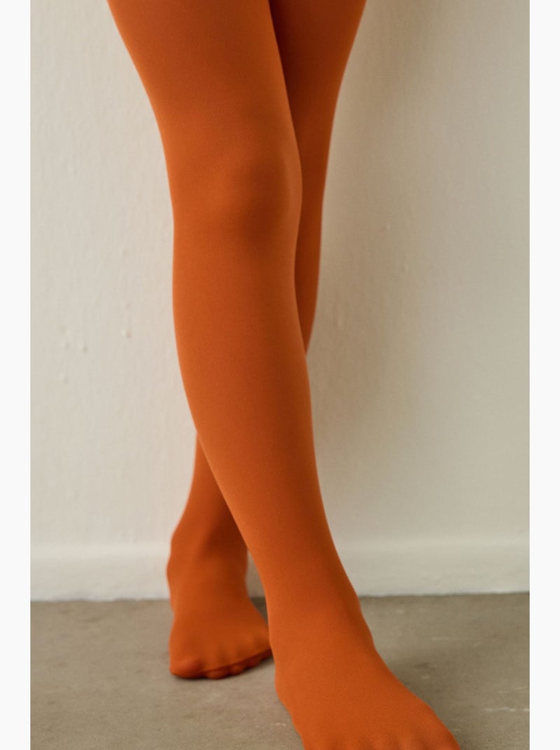 Collant micro bambino penti Arancione - Kiabi