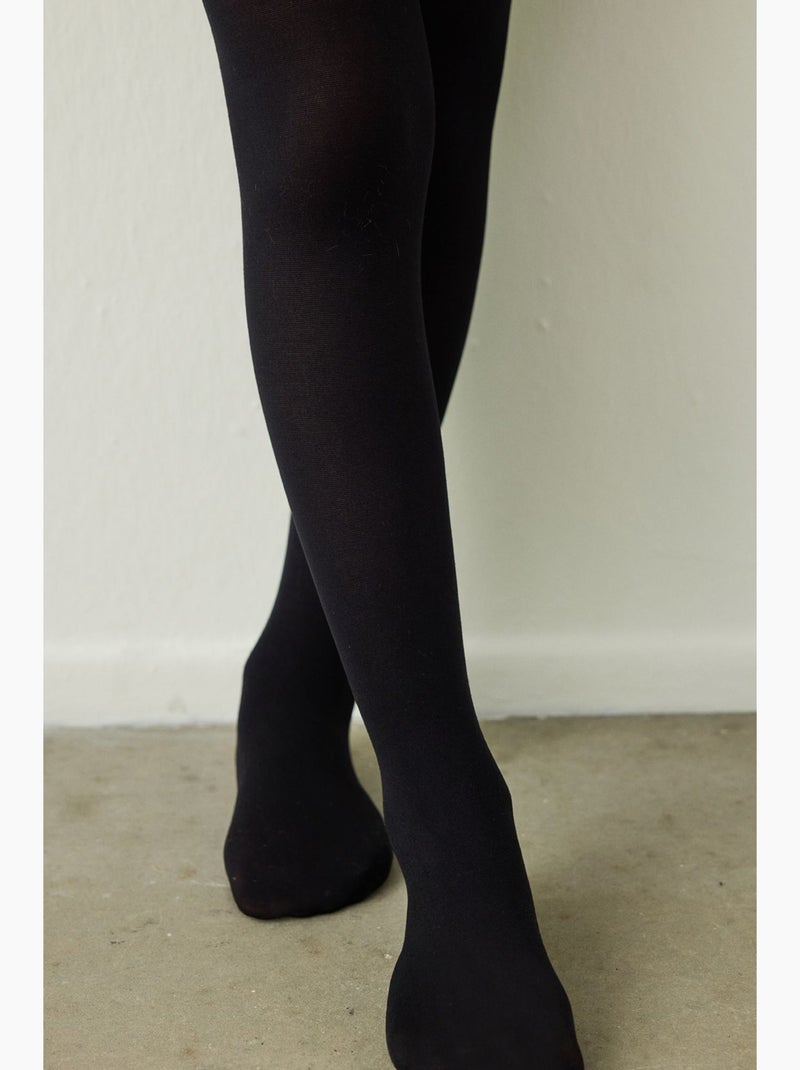Collant micro bambino penti Nero - Kiabi