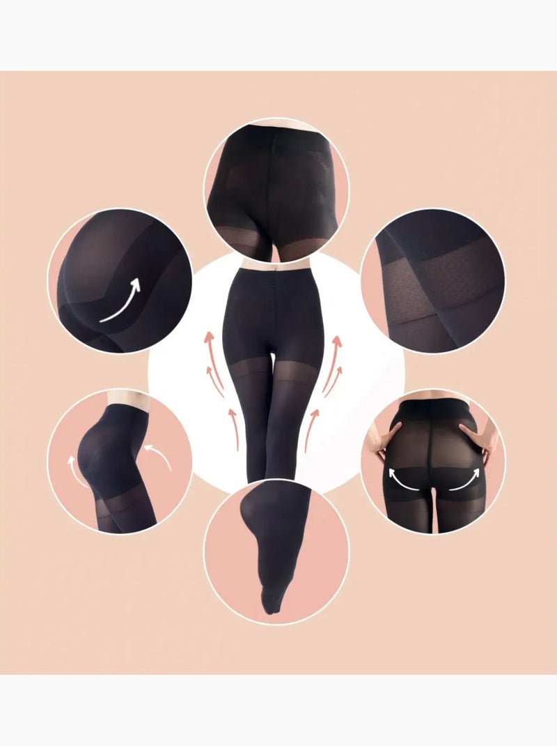Collant modellante Gambe leggere e snellente 70 D Nero - Kiabi