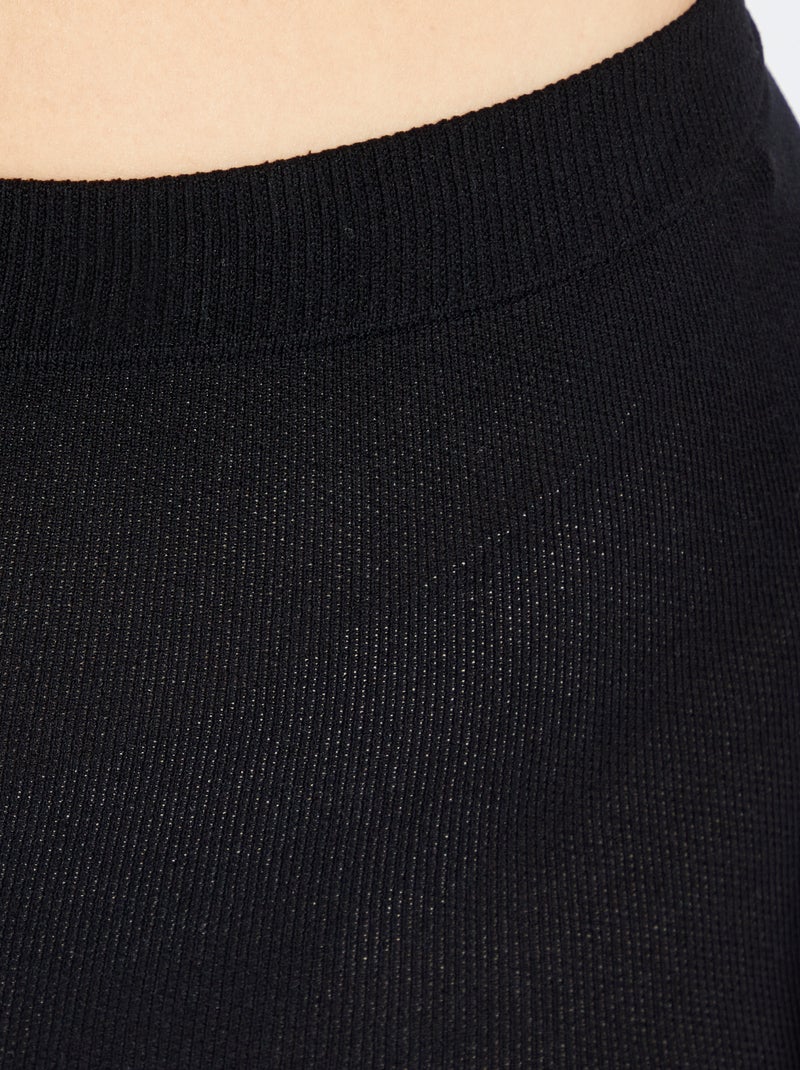 4 Paia Collant Neri 20 Denari Donna – Vita Alta, Traspiranti, Con Dita Rinforzate